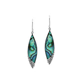 AE-1208-AB Sterling Silver Earring With Abalone Shell Jewelry Bali Designs Inc